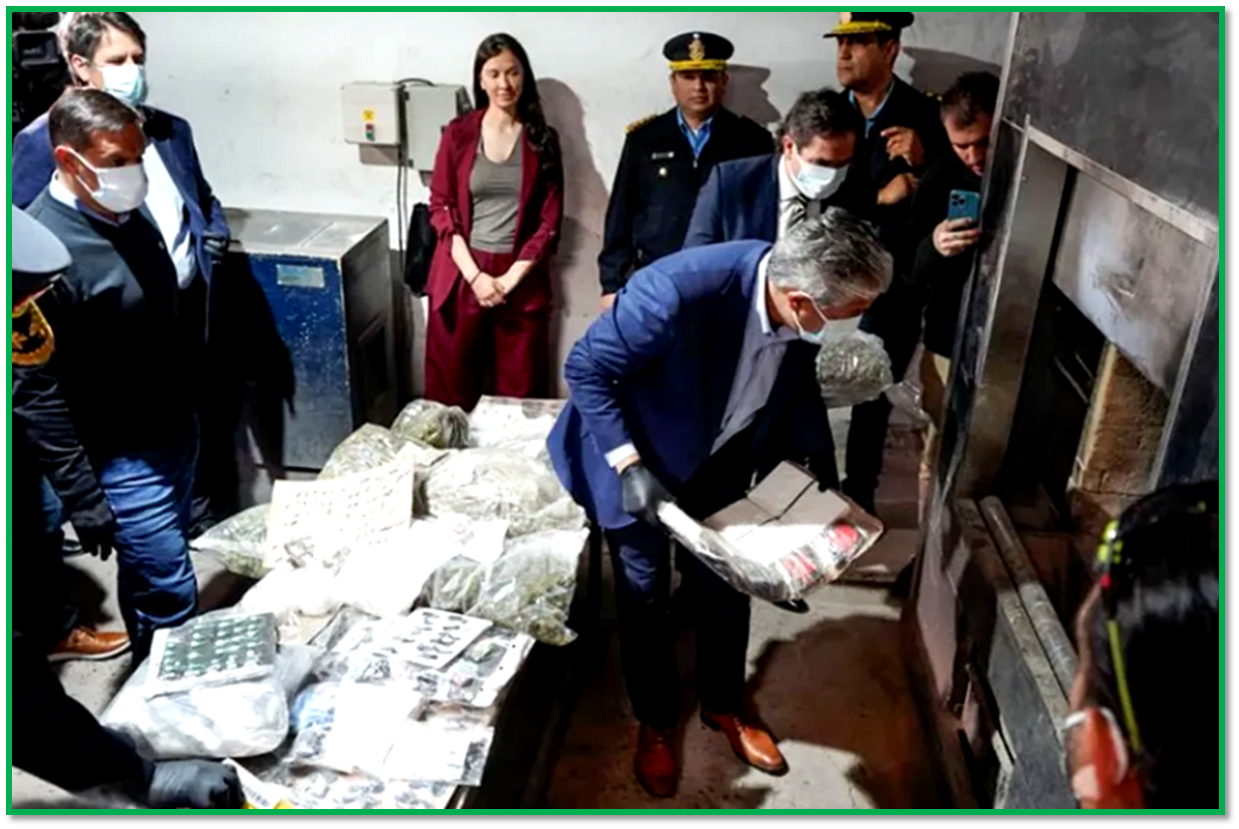 Segunda destrucción de drogas peligrosas