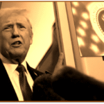 Trump ratifica la crisis libertaria TRUMP MICRÓFONOS