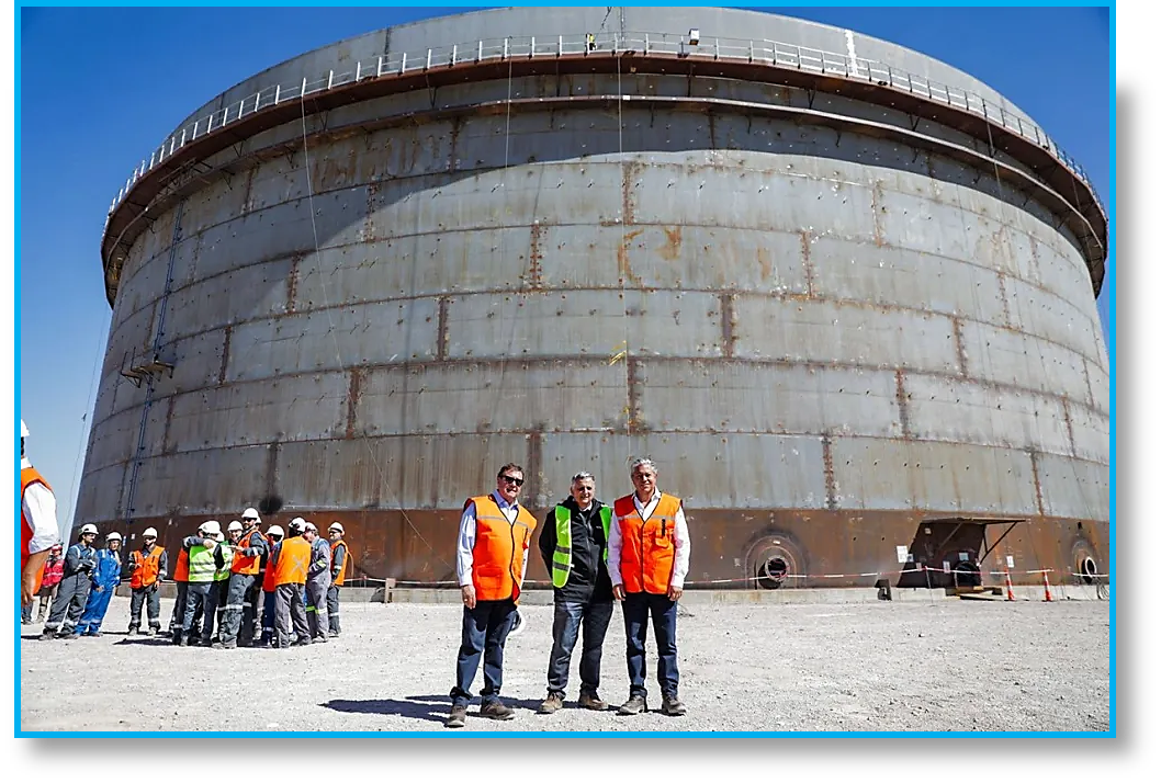 Evaluación de obras en Punta Colorada