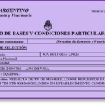 LICITACIÓN MEMBRILLOS REPUESTOS