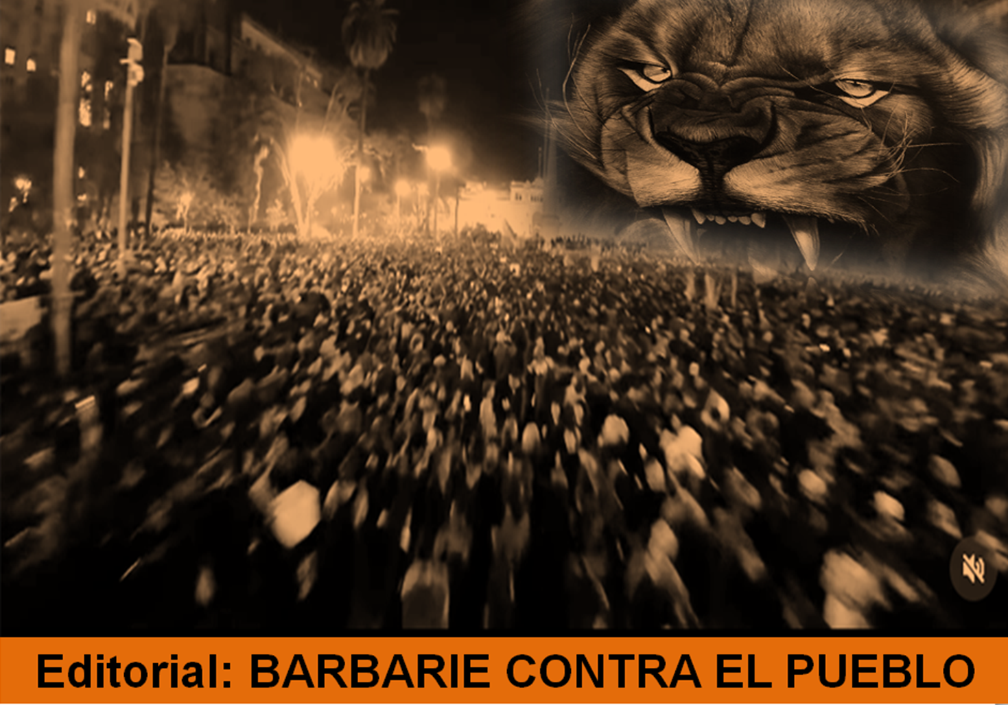 Barbarie contra el pueblo