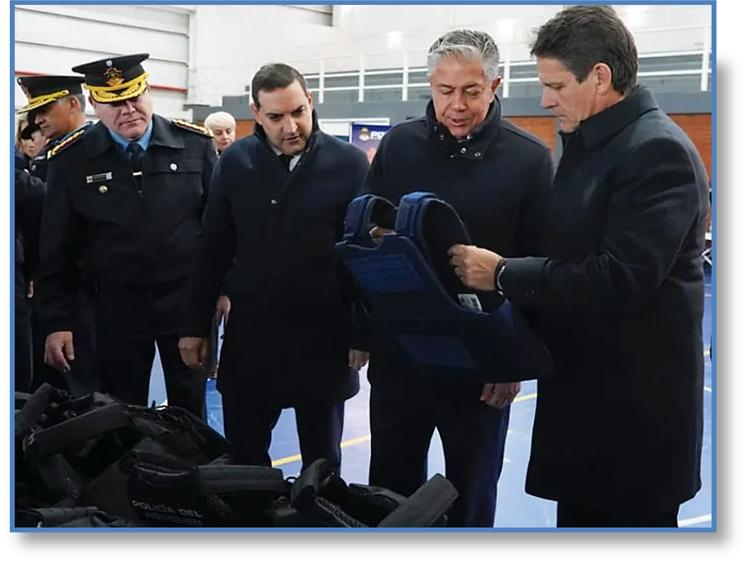Pertrechos para policías