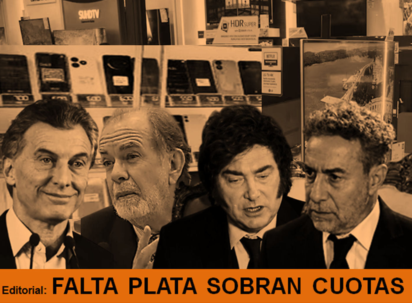 Falta plata sobran cuotas