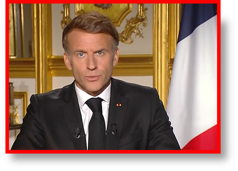 MACRON TV 18 OCT